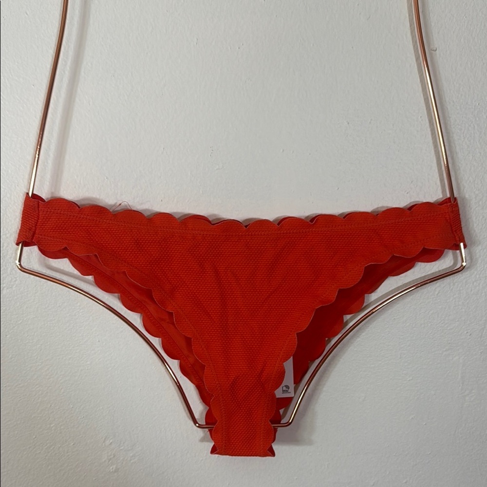 Mango Orange Scalloped Bikini Bottom SKU0912